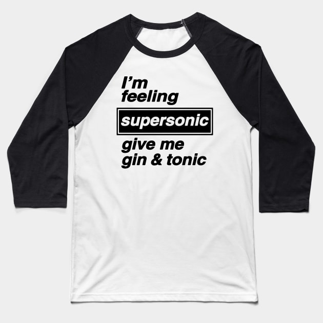 I'm feeling supersonic Baseball T-Shirt by thedoomseed